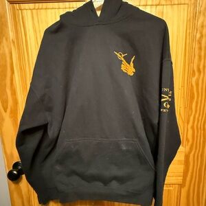 Grunt Style Black Hoodie with jack o nade